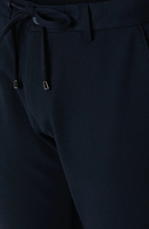 MEN'S Navy Blue Knitted Trousers
