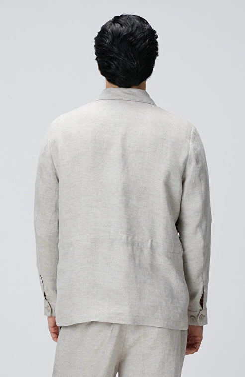 MEN'S Beige Linen Jacket