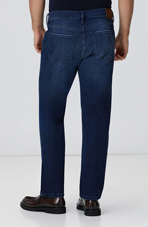 MEN'S Navy Blue Cashmere Touch Denim Pants