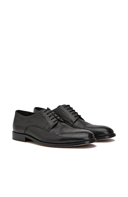 MEN'S Black Casual Leather Shoes