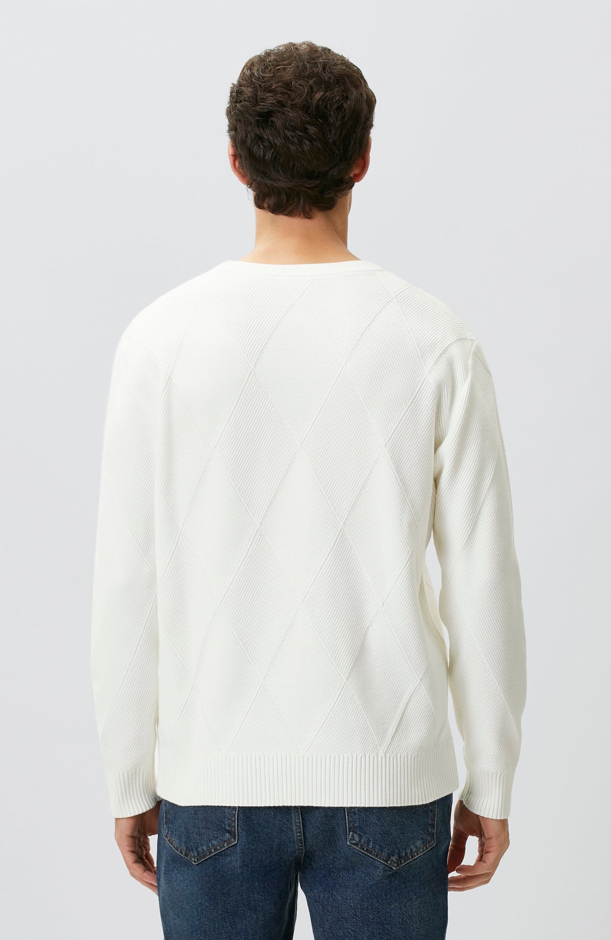 MEN'S Off-White Diamond Sweater