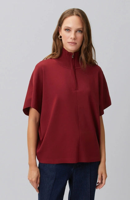 WOMEN'S LOOSE FIT BASIC KNITTED SWEATER