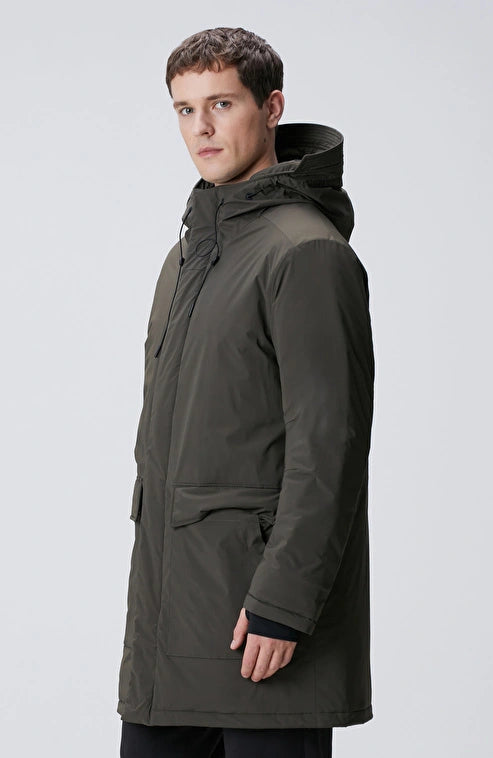 MEN'S N-Tech Khaki Casual Coat