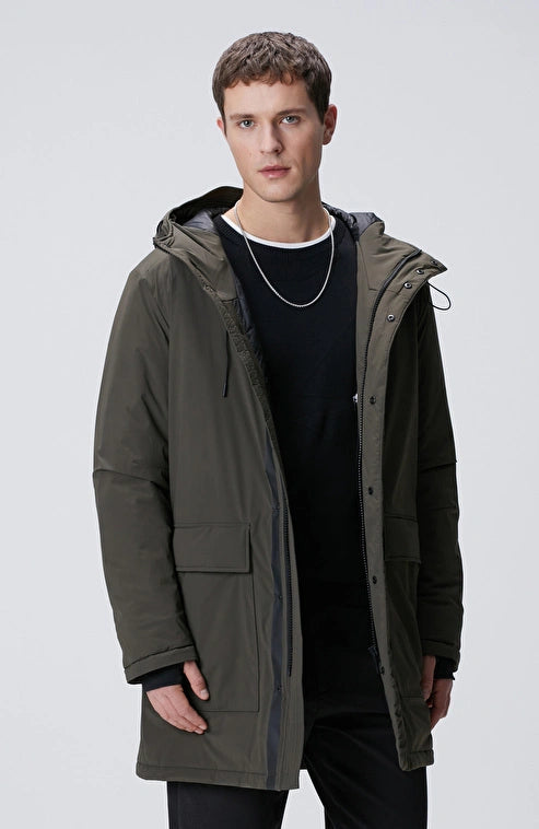 MEN'S N-Tech Khaki Casual Coat