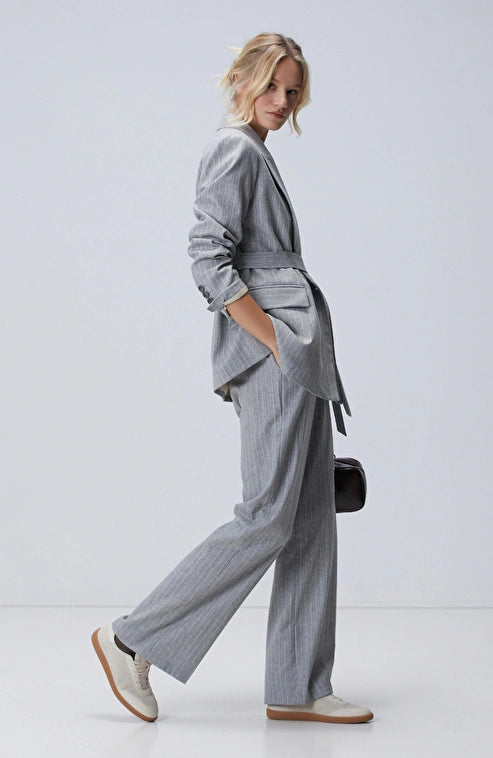 WOMEN'S Wool Blend Blazer Jacket