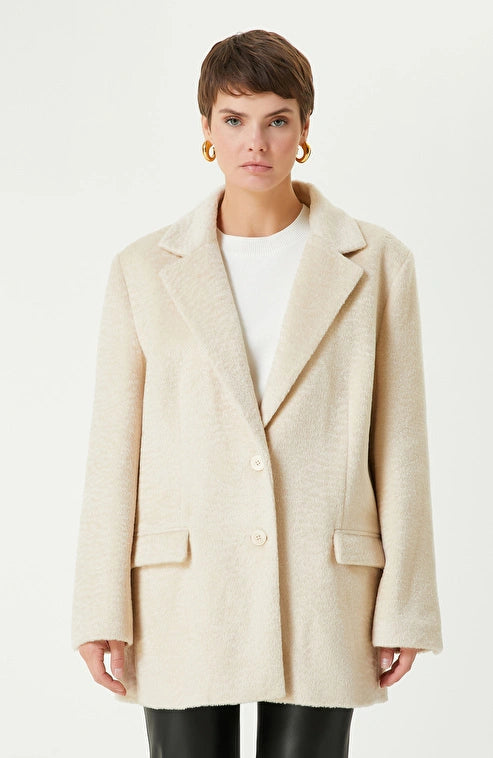 WOMEN'S Off-White Oversize Coat