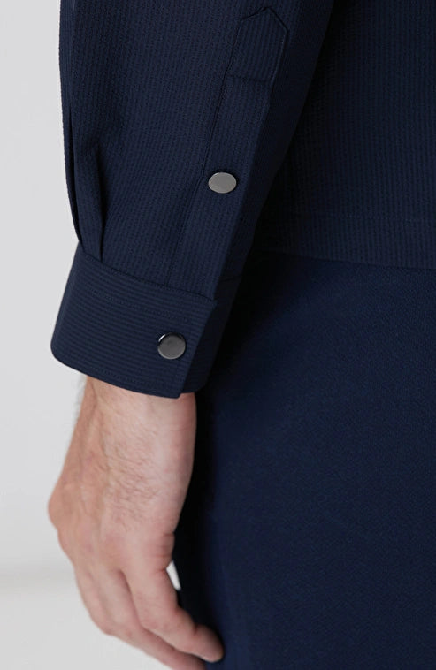 MEN'S N-Tech Navy Blue Outer Shirt