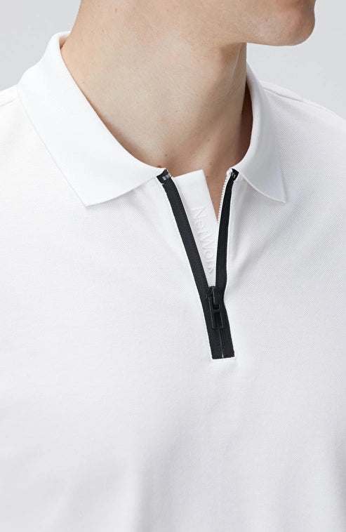 MEN'S White Polo T-shirt