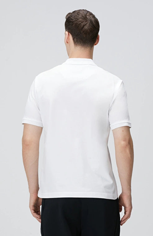 MEN'S White Polo T-shirt