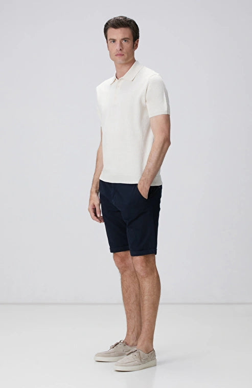 MEN'S Off-White Linen Blend Sweater