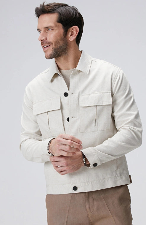 MEN'S Natural Nopeli Outer Shirt
