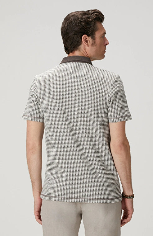 MEN'S Brown Linen Blend Shirt