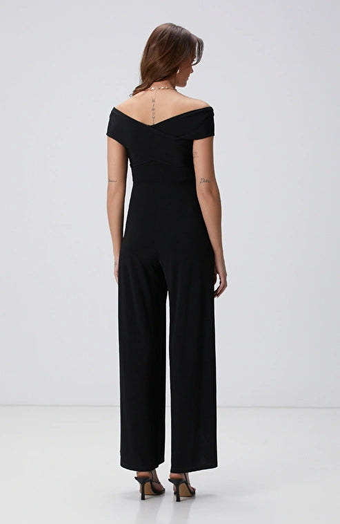 WOMEN'S Black Evening Jumpsuit