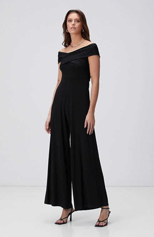 WOMEN'S Black Evening Jumpsuit