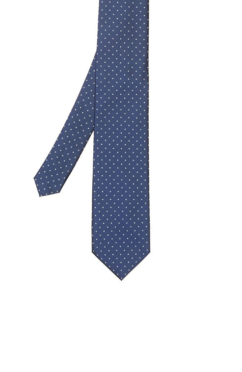 MEN'S Navy Polka Dot Tie