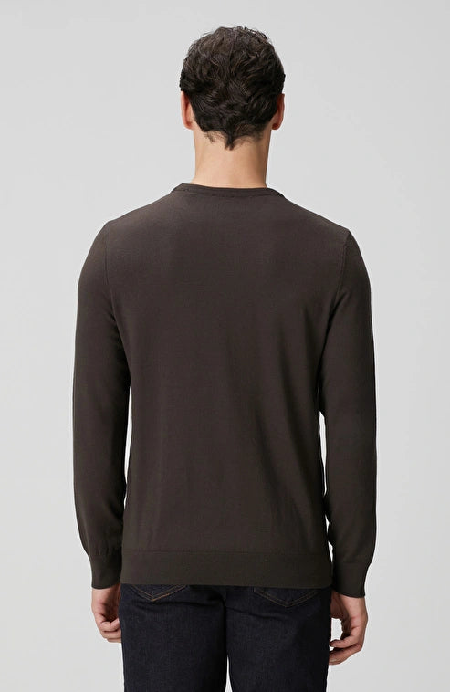 MEN'S Khaki Basic Knit Sweater