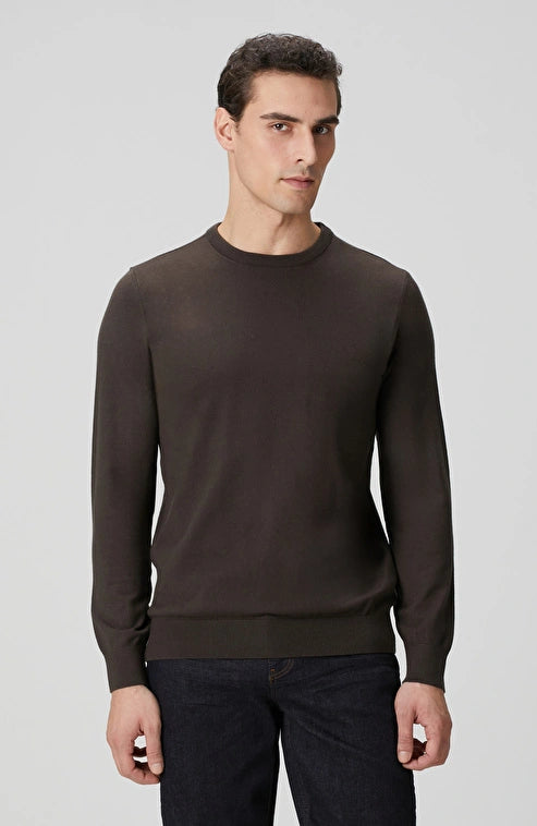 MEN'S Khaki Basic Knit Sweater