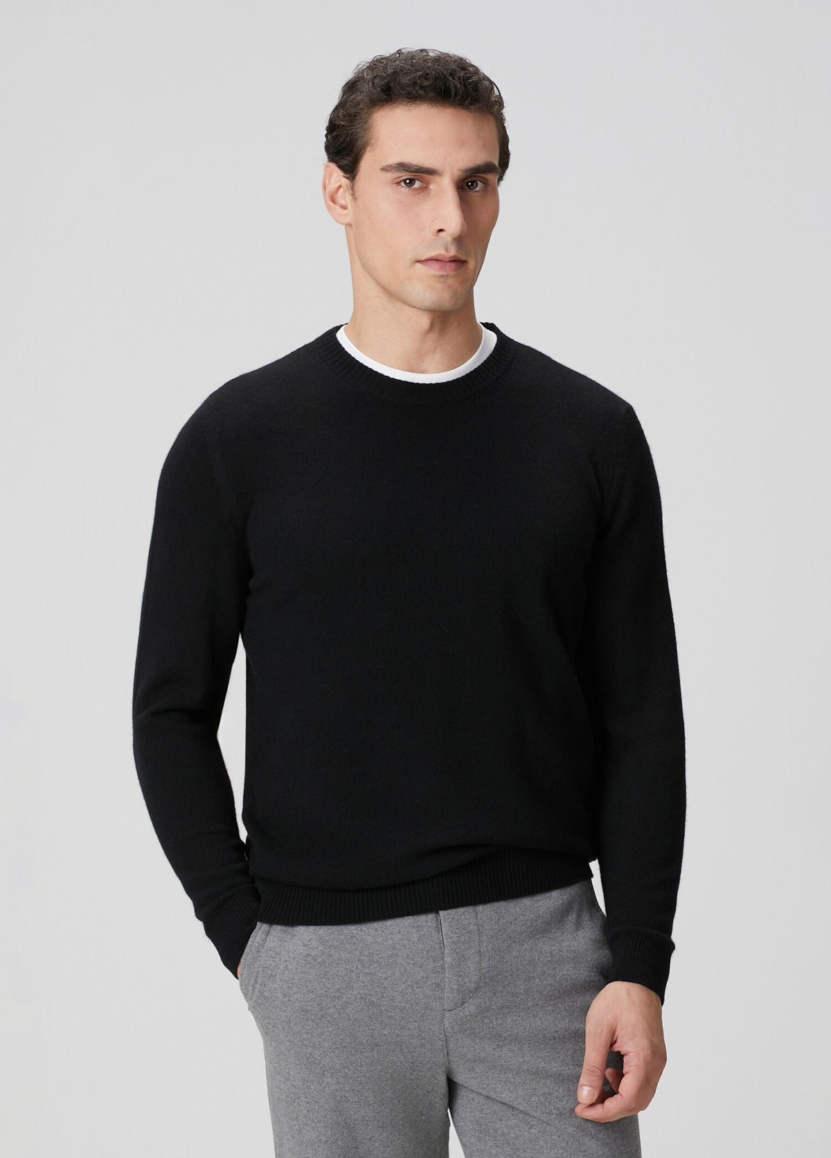 MEN'S BLACK KNITWEAR