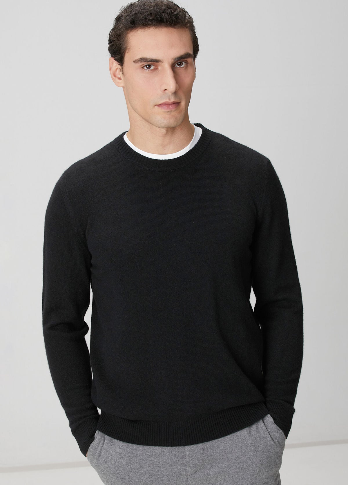 MEN'S BLACK KNITWEAR