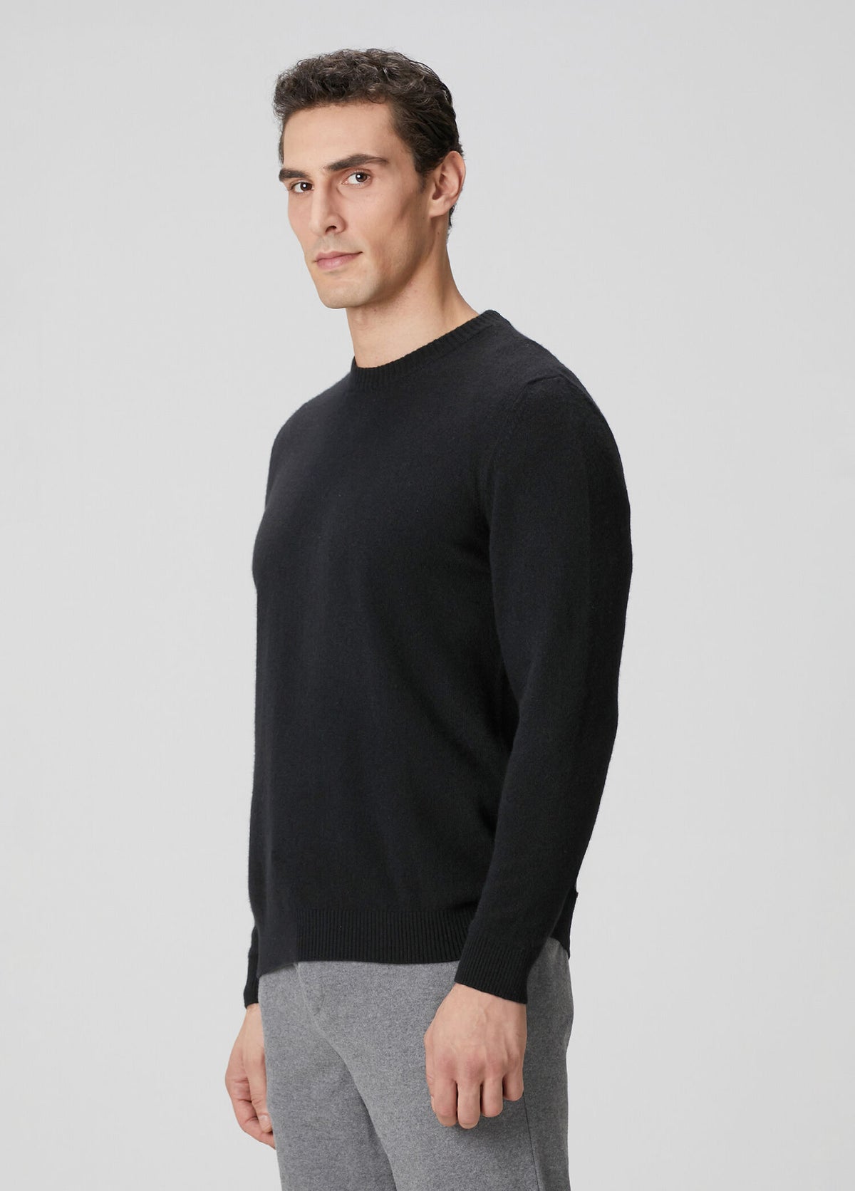 MEN'S BLACK KNITWEAR