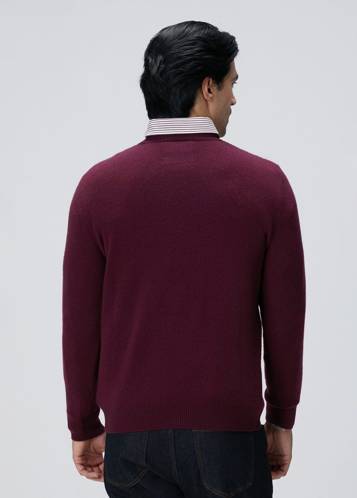 MEN'S BURGUNDY KNITWEAR