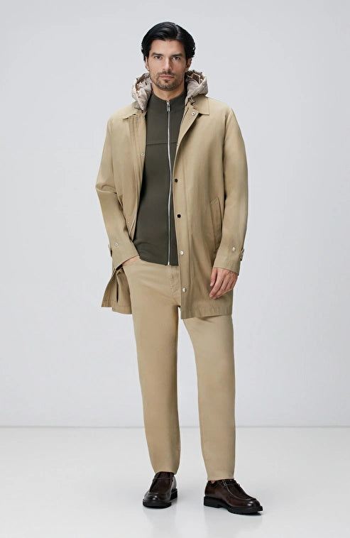 MEN'S Beige Casual Trousers