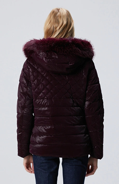 WOMEN'S N-Tech Plum Double-Sided Jacket