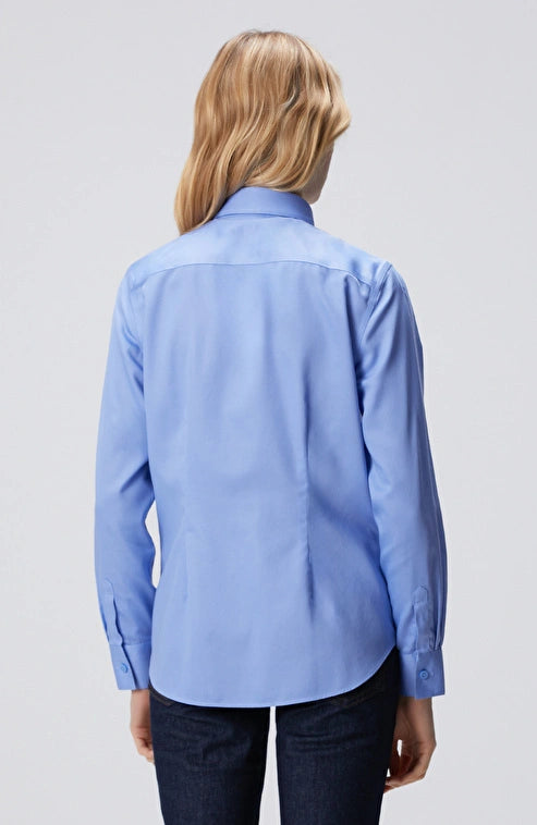 WOMEN'S Blue Non-Iron Shirt