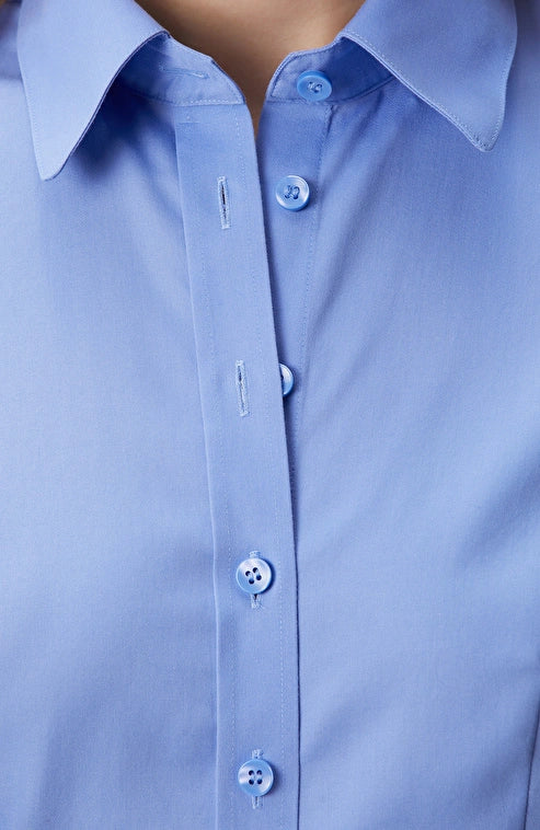 WOMEN'S Blue Non-Iron Shirt