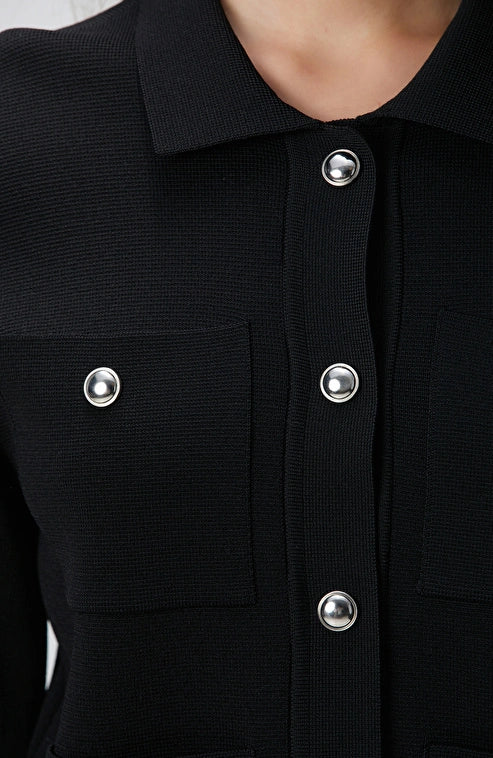 WOMEN'S Black Knit Jacket