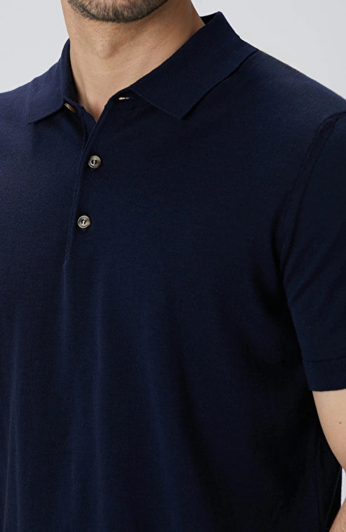 MEN'S Navy Basic Knit Sweater