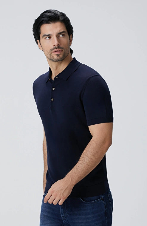 MEN'S Navy Basic Knit Sweater