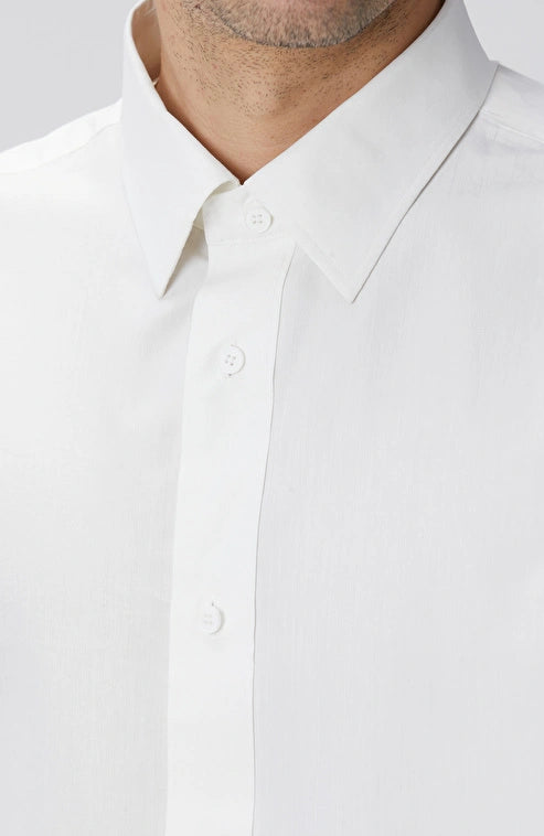 MEN'S Off-White Striped Shirt