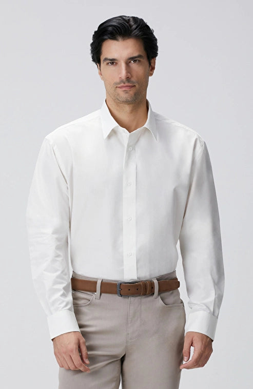 MEN'S Off-White Striped Shirt