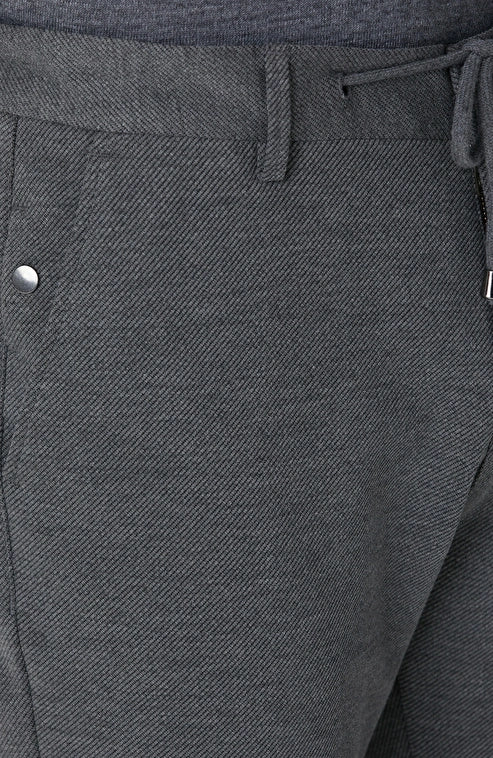 MEN'S Anthracite Knitted Trousers