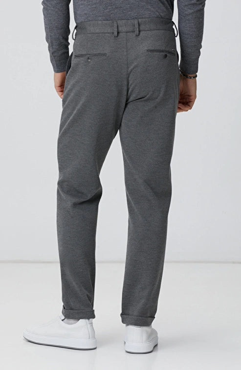 MEN'S Anthracite Knitted Trousers