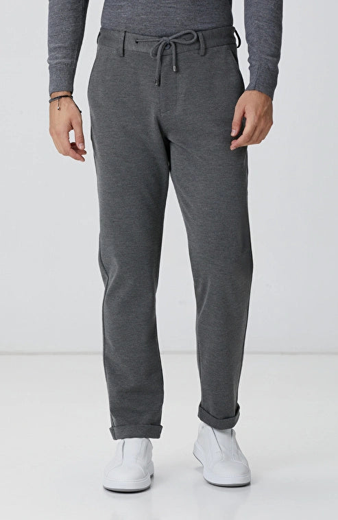 MEN'S Anthracite Knitted Trousers
