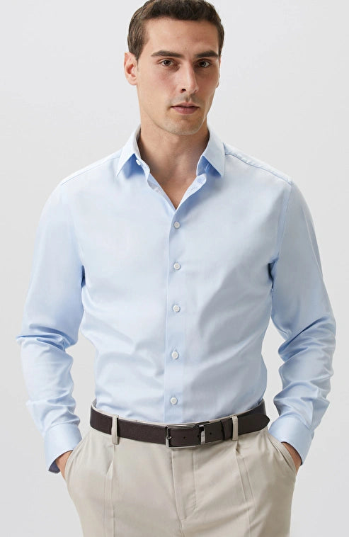 MEN'S Non-Iron Light Blue Shirt