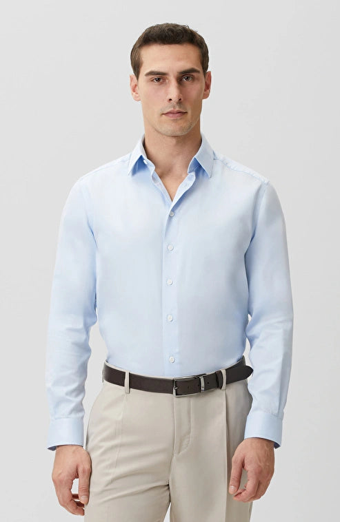 MEN'S Non-Iron Light Blue Shirt