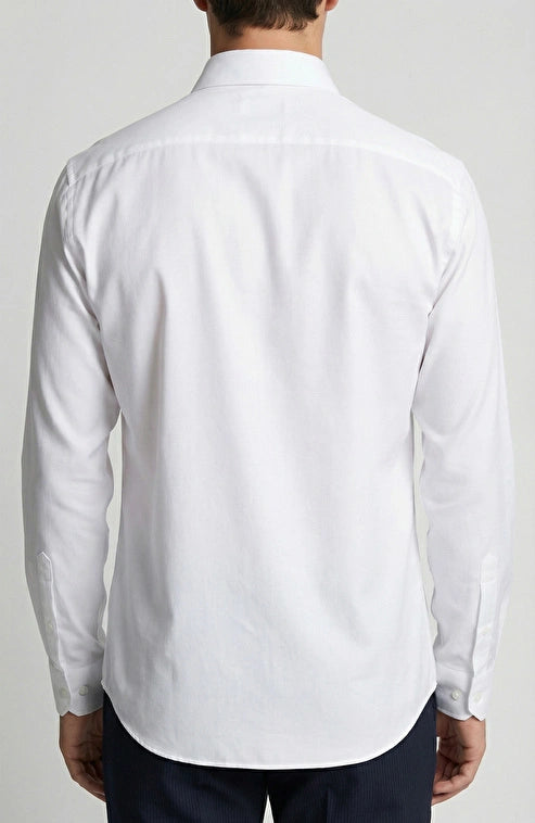MEN'S White Non-iron Oxford Shirt