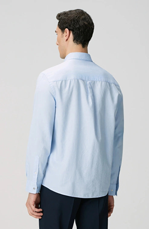 MEN'S Blue Oxford Shirt