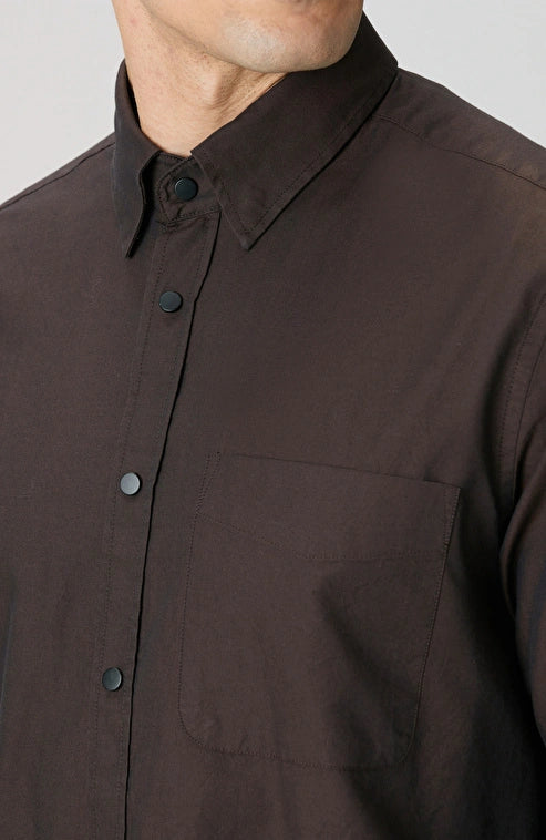MEN'S Brown Oxford Shirt
