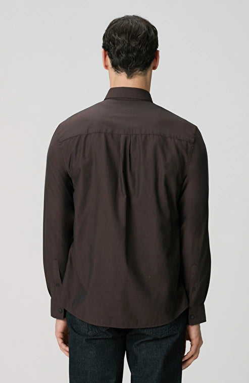 MEN'S Brown Oxford Shirt