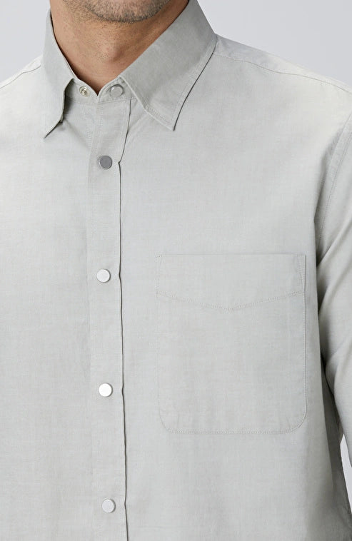 MEN'S Light Khaki Oxford Shirt