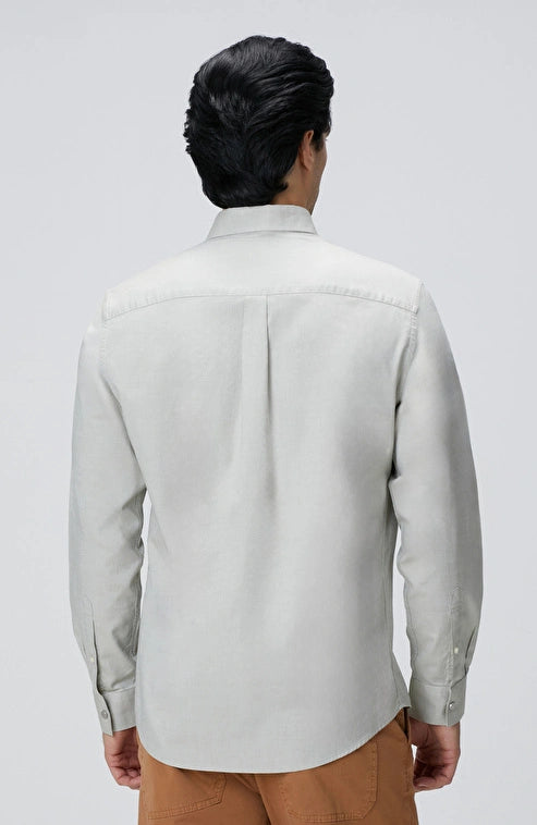 MEN'S Light Khaki Oxford Shirt