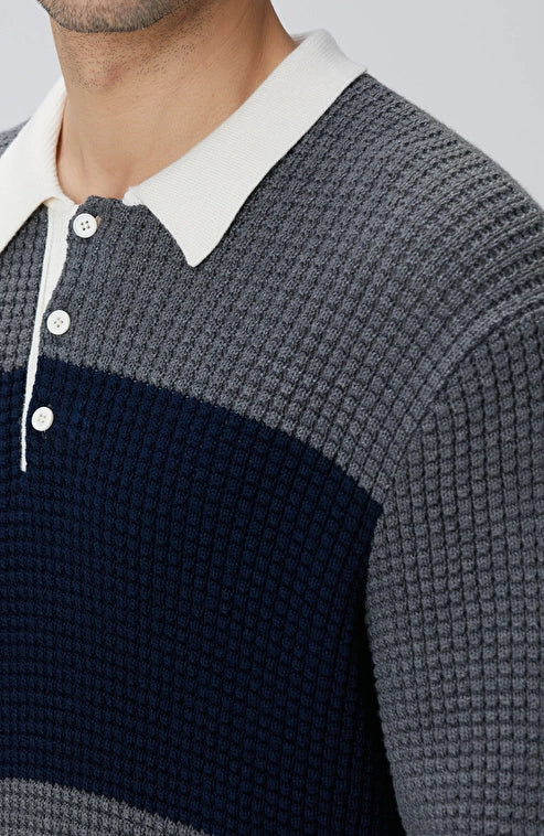 MEN'S Gray Knitted Sweater