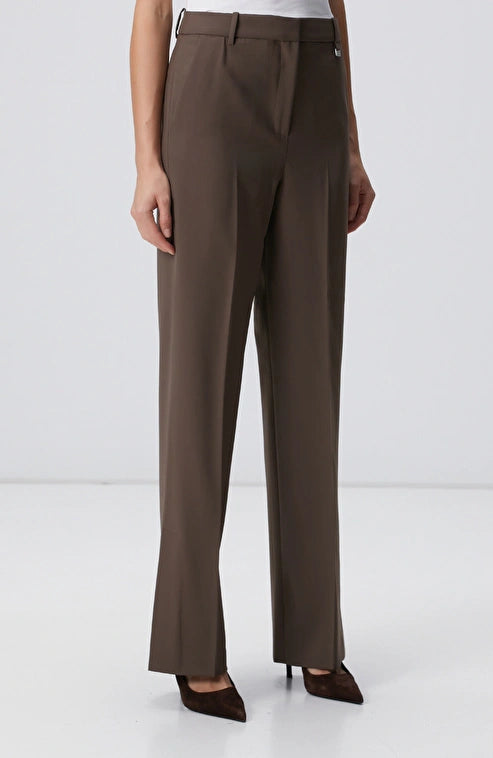 WOMEN'S Mink Wool Blend Trousers