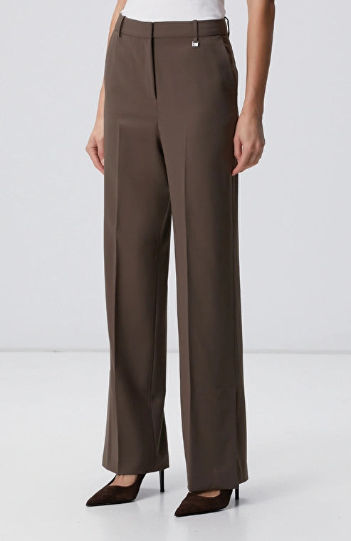 WOMEN'S Mink Wool Blend Trousers
