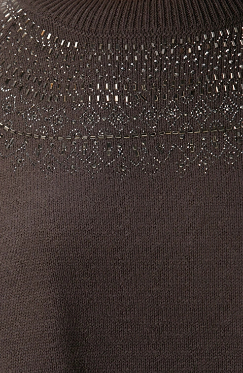 WOMEN'S Limited Mink Stoned Sweater