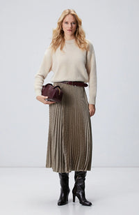 WOMEN'S Beige Knitted Sweater